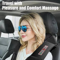 Electric Shiatsu Back Neck Shoulder Massager with Heat Kneading Body Car Home