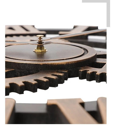 Extra Large Roman Numerals Skeleton Wall Clock Big Giant Open Face Round Clocks